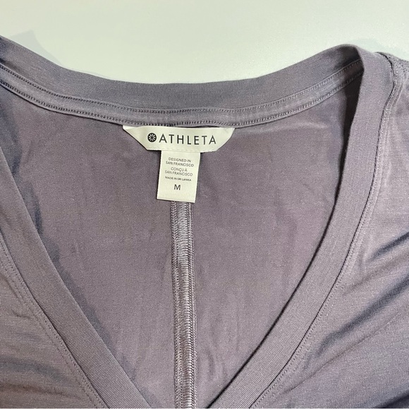 Athleta Crossover Ruched Top Long Sleeve| athletic | workout | - Picture 6 of 15